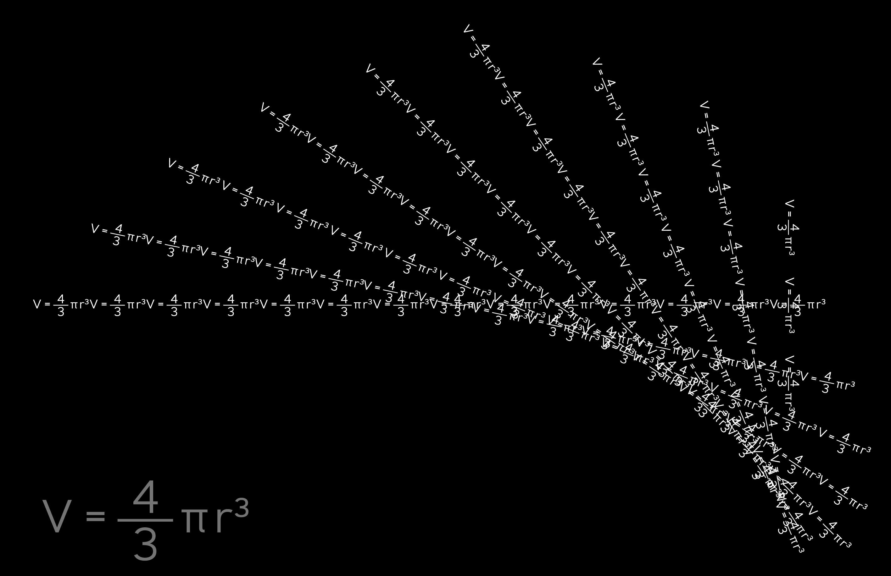 Volume of a Sphere